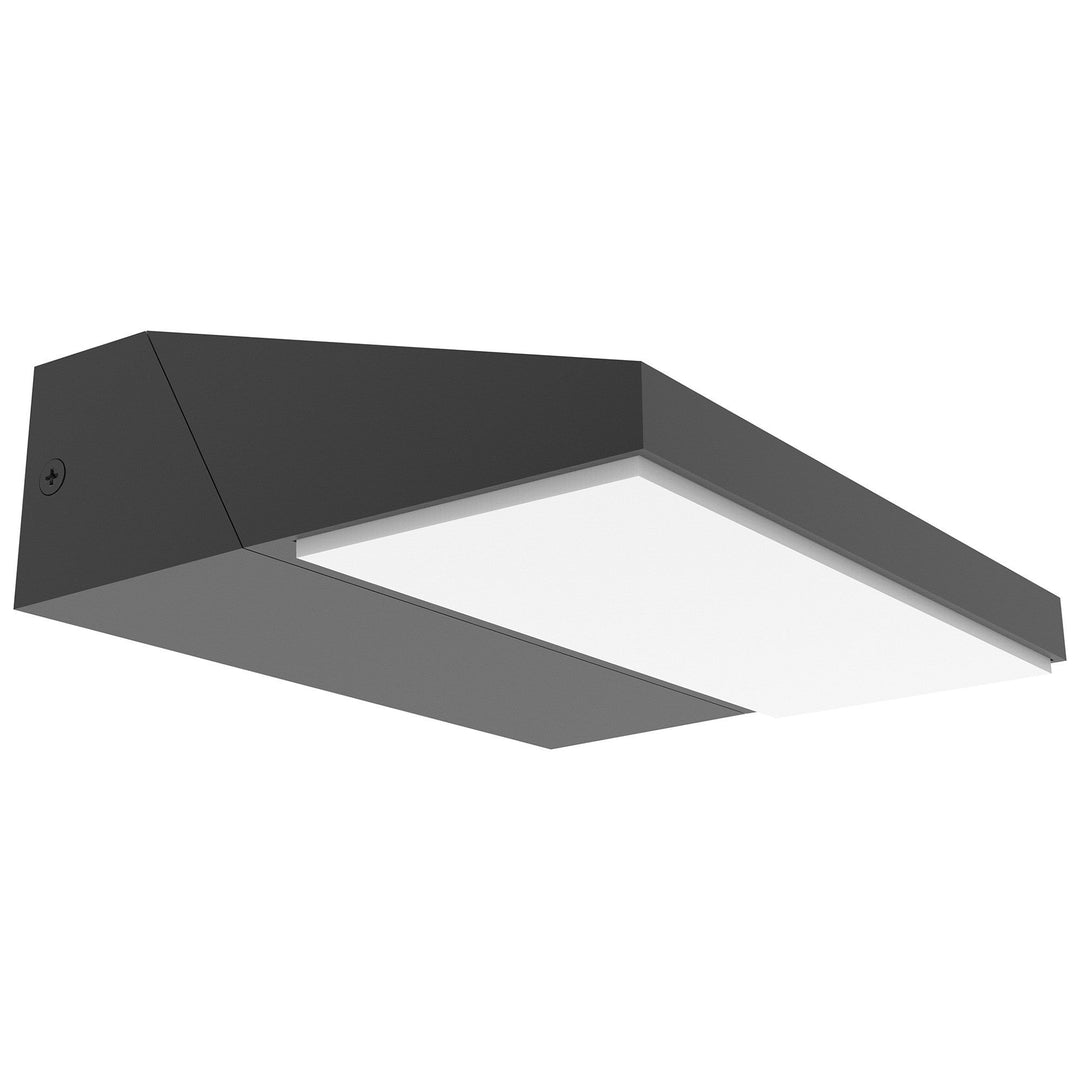 Plana IP65 Exterior LED Adjustable Wall Light, Dark Grey