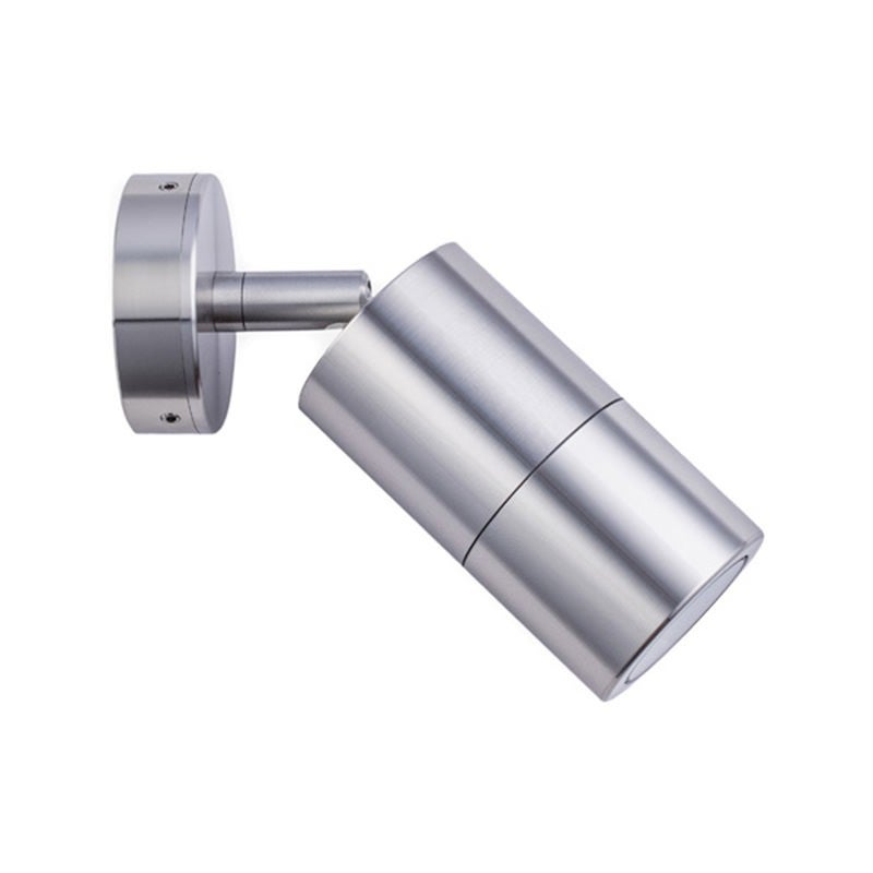 Roslin IP65 Exterior Single Adjustable Wall Light, MR16, Anodized Aluminium