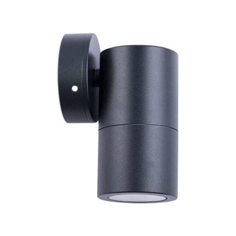Roslin IP65 Exterior Fixed Down Wall Light, MR16, Black