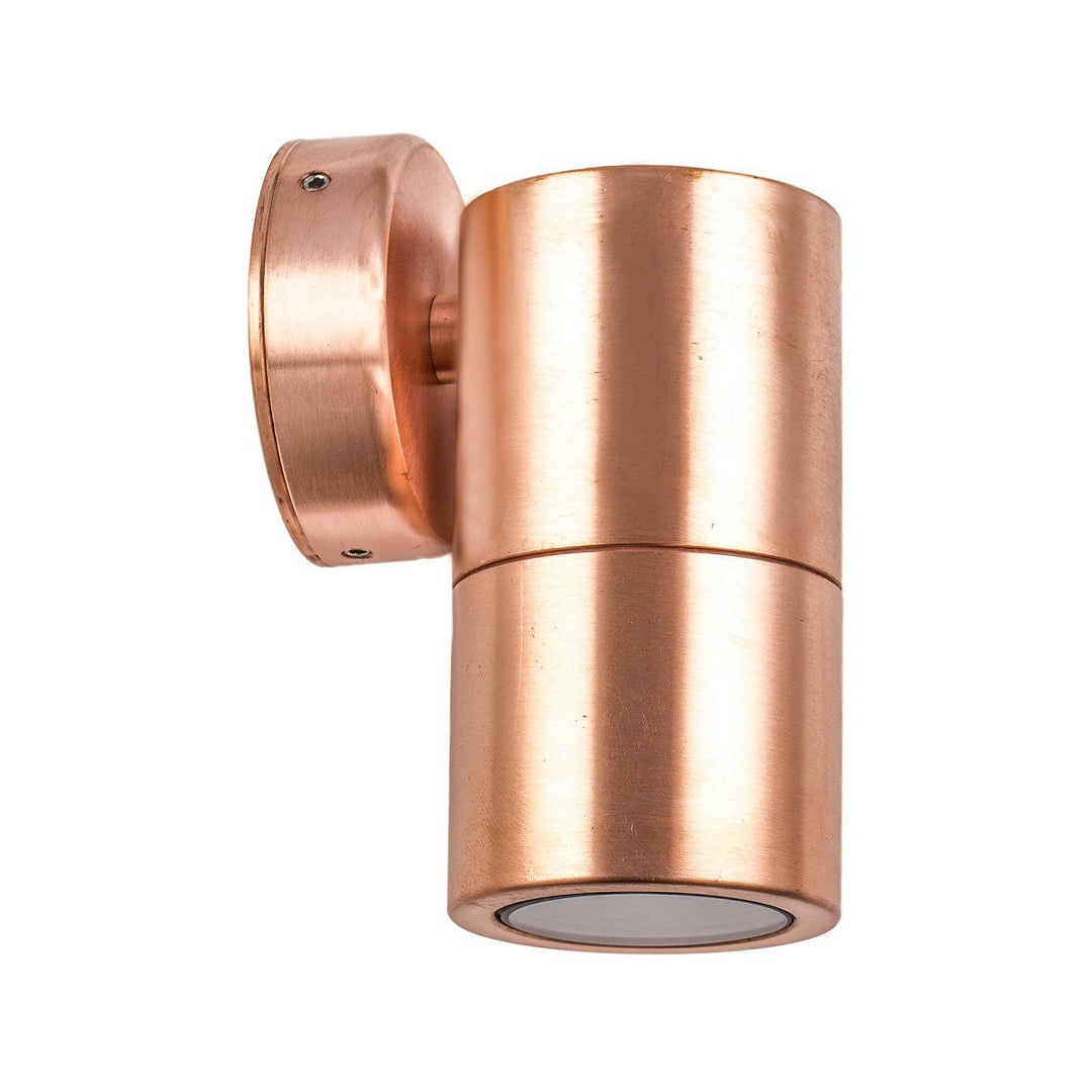 Roslin IP65 Exterior Fixed Down Wall Light, MR16, Copper