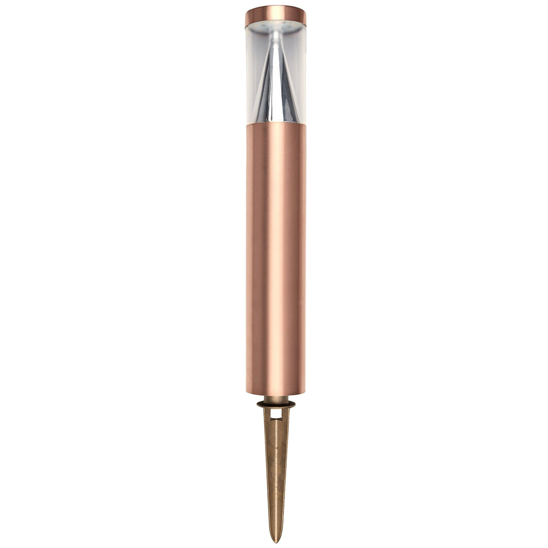Bilston IP67 Exterior LED Spike Bollard Light, Copper