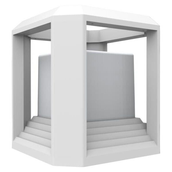 Rubik IP65 Exterior LED Lantern, White