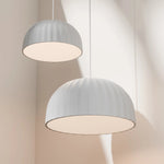 Rachis Modern Minimalist Fluted Dome Pendant - Dubbo Lighting Centre