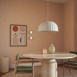 Rachis Modern Minimalist Fluted Dome Pendant - Dubbo Lighting Centre