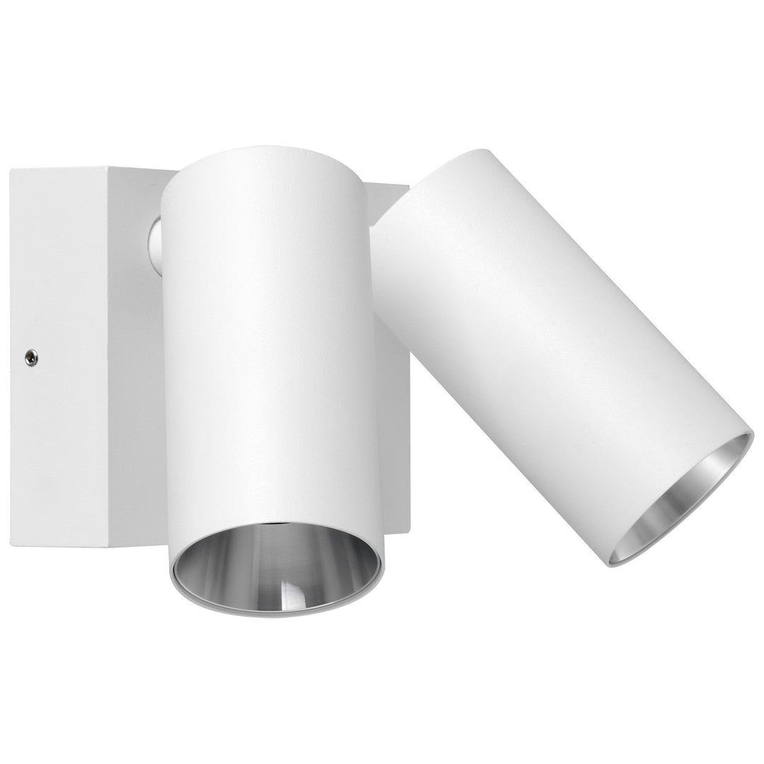 Haig IP65 Exterior LED Security Light, 2 Head, 16W, CCT, White