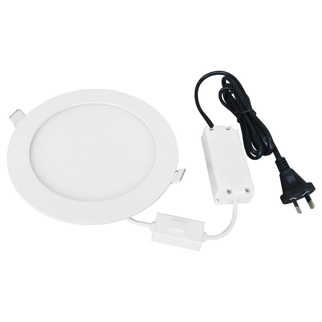 Slick IP40 Slim Dimmable LED Downlight, 12W, CCT, Round