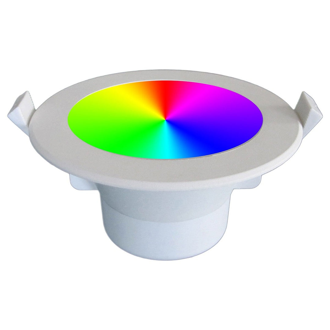 Buena IP44 Indoor / Outdoor Smart Dimmable LED Downlight, 9W, CCT + RGB
