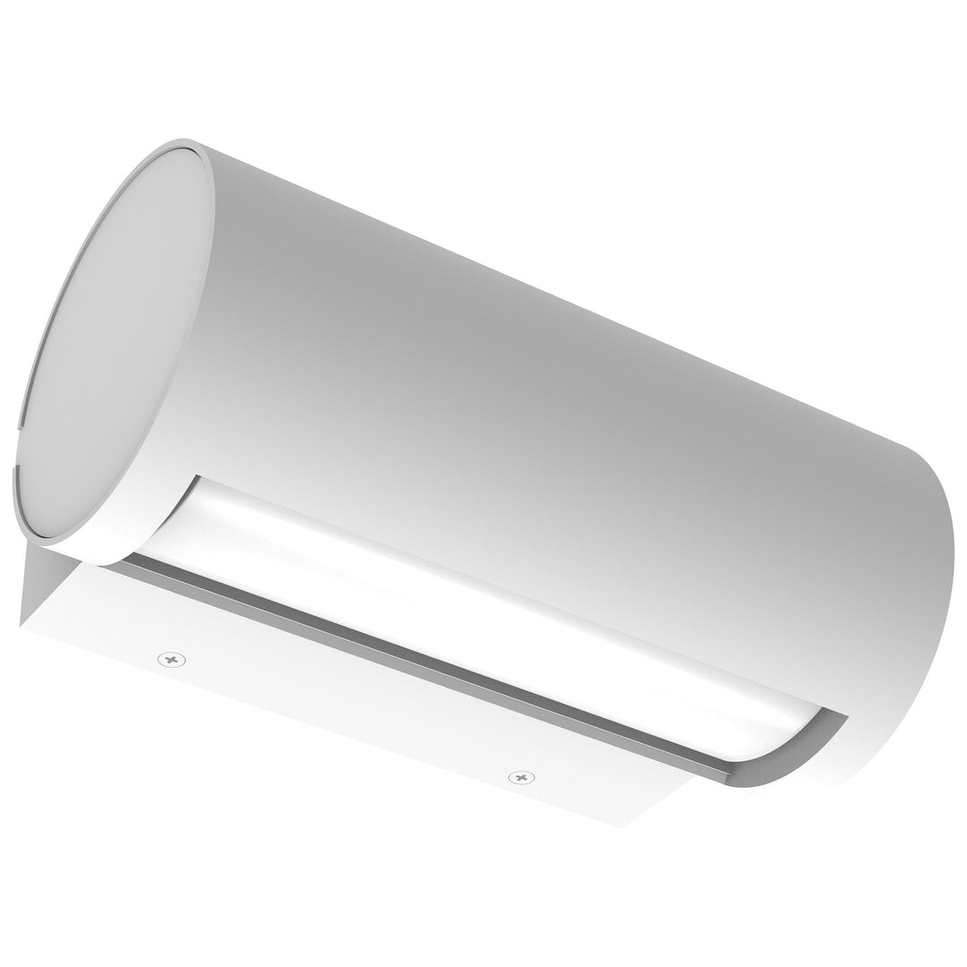 Sombra IP65 Exterior LED Adjustable Eyelid Wall Light, White