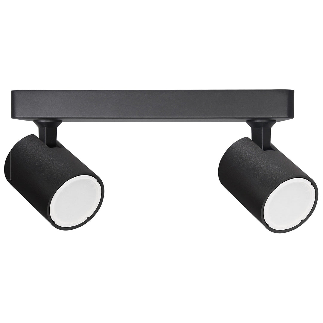 Speed Metal Bar Spotlight, 2 Light, GU10, Black