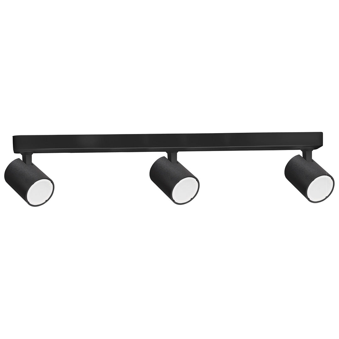 Speed Metal Bar Spotlight, 3 Light, GU10, Black