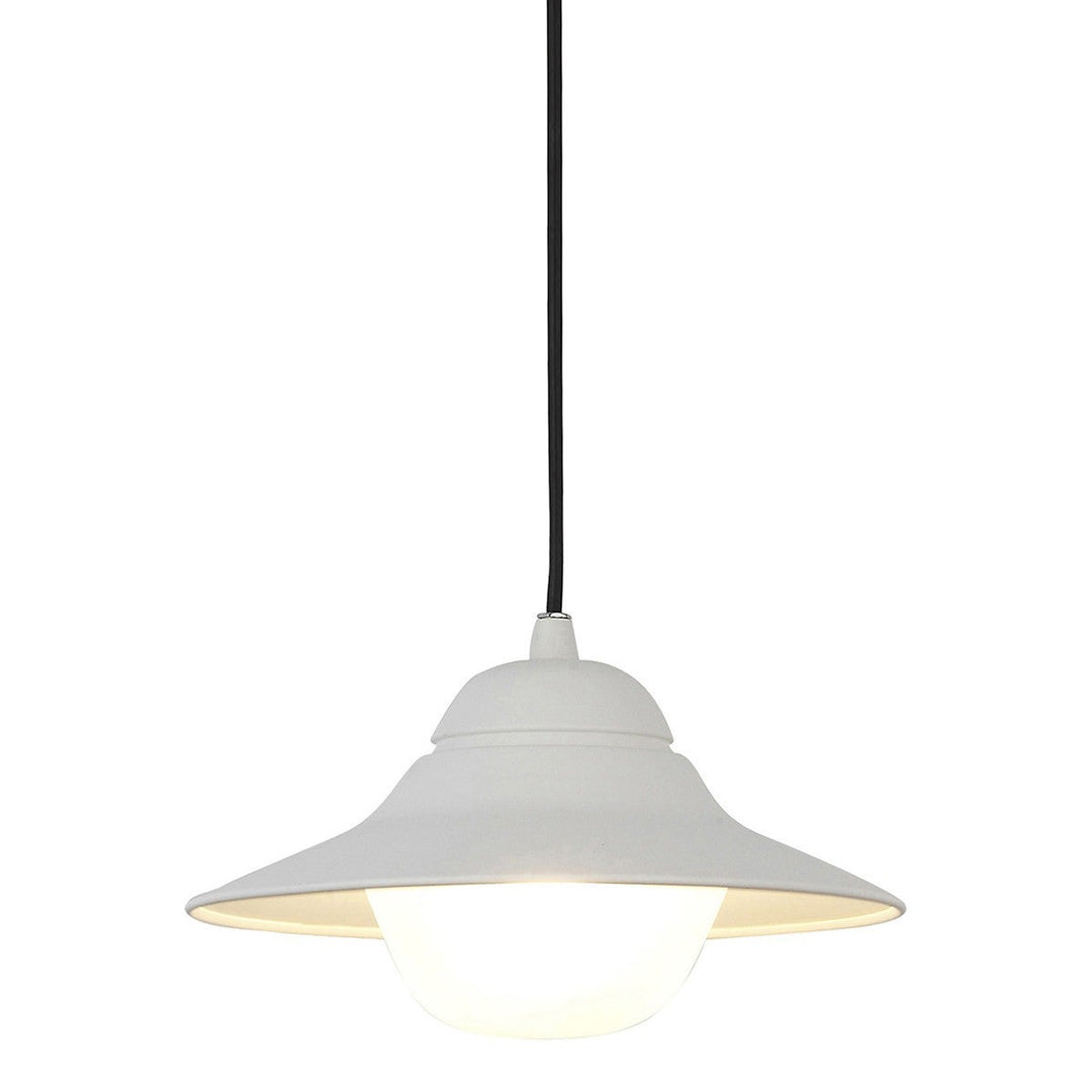 Spy IP44 Exterior Pendant Light, White