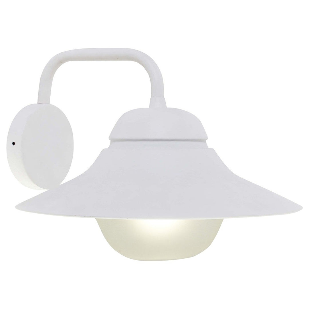 Spy IP44 Exterior Wall Light, White