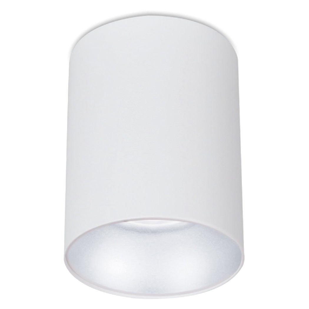 Wilding II Surface Mount Downlight, Fixed, GU10, Round, White