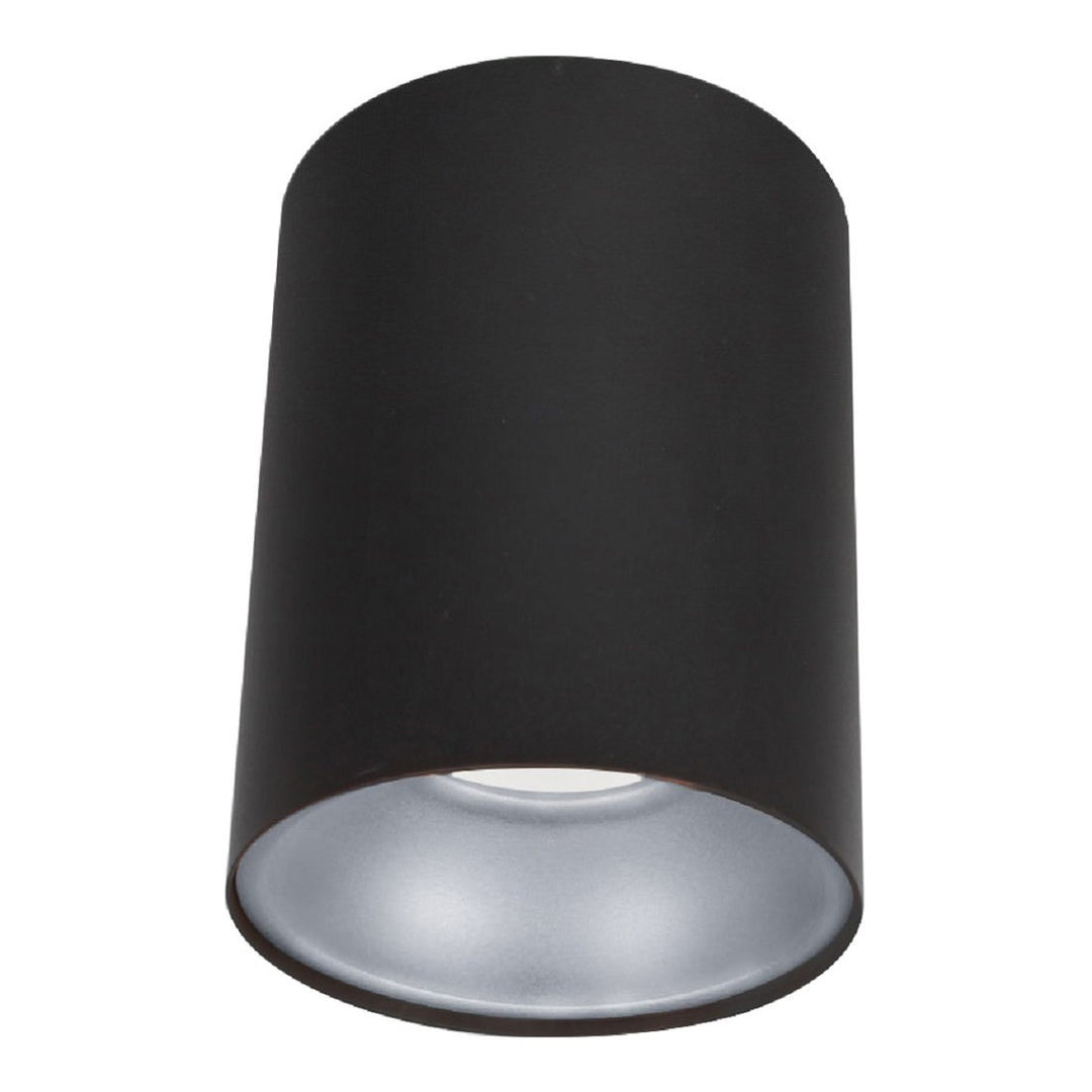 Wilding II Surface Mount Downlight, Fixed, GU10, Round, Black