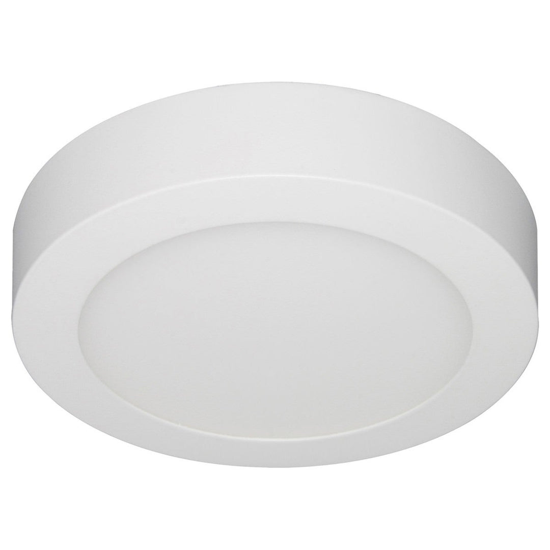 Manzano Dimmable LED Oyster Ceiling Light, Round, 12W, CCT, White