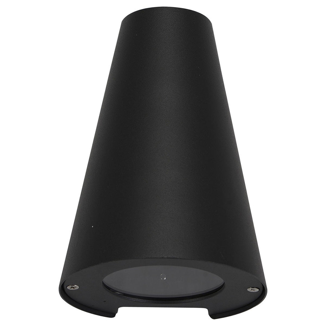 Torque IP44 Exterior Wall Light, Black