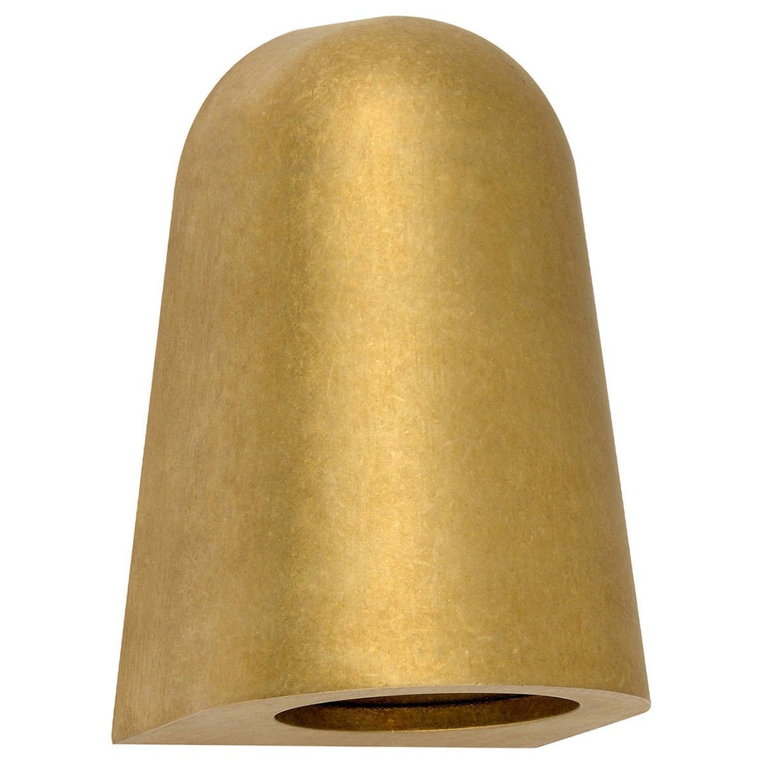 Torque IP65 Exterior Wall Light, 240V, GU10, Antique Brass