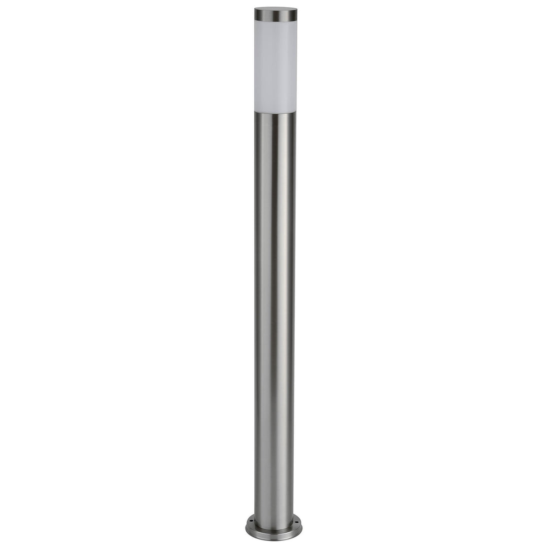 Torre IP44 Stainless Steel Garden Bollard Light, Large, Stainless Steel