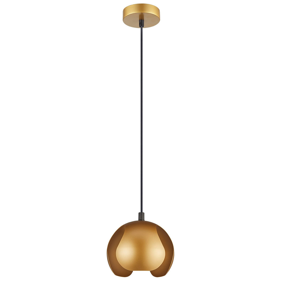 Vaina Iron Pendant Light, Gold