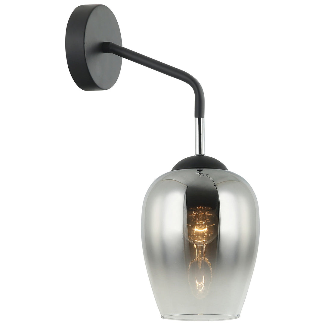 Vinum Glass Wall Light, Chrome