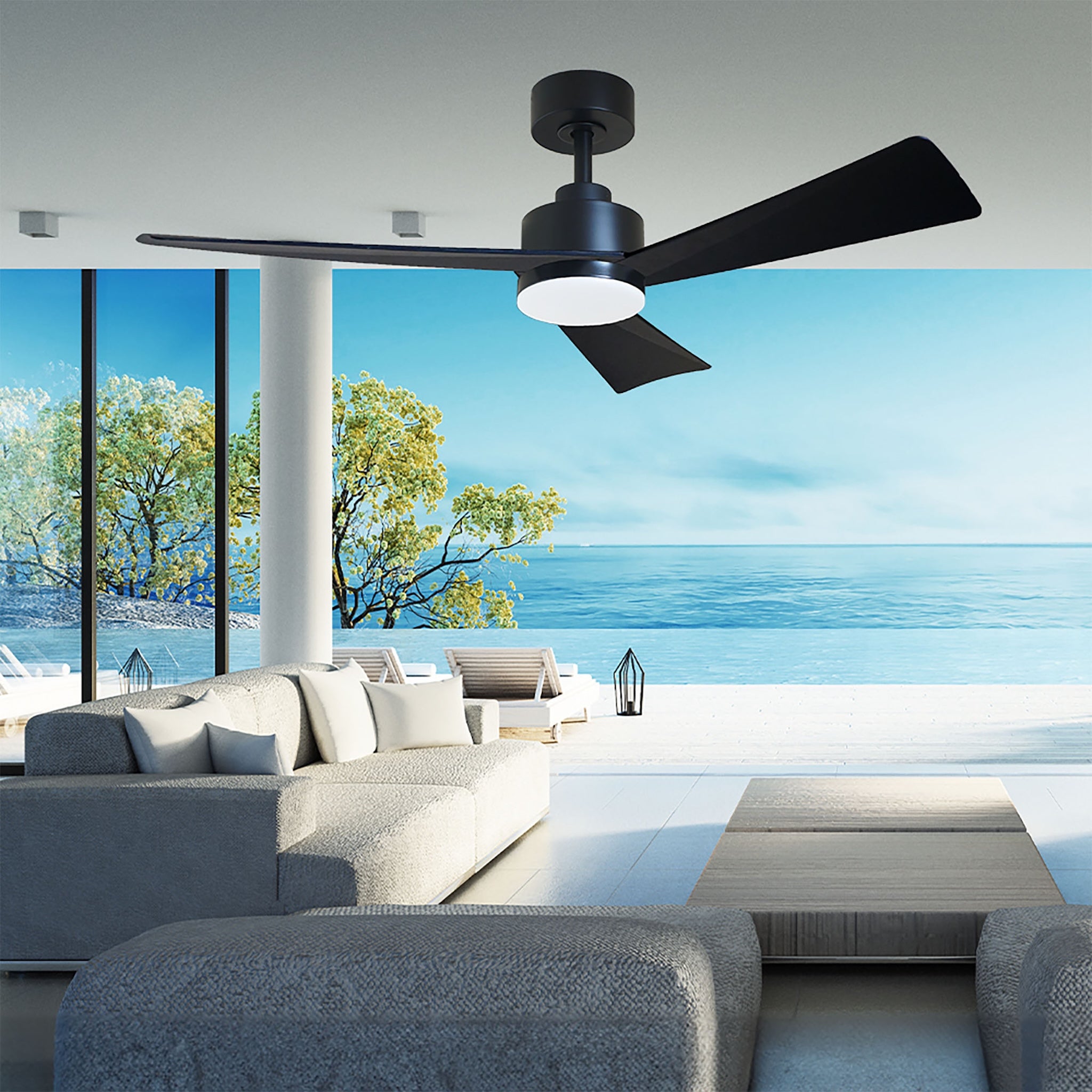 Vencha Bronte 52" DC Ceiling Fan with Light and Remote - Dubbo Lighting Centre