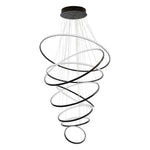 Vencha Crown 8 Ring Pendant Light | Black - Dubbo Lighting Centre