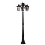 Vencha Eden Exterior Triple Head Post Light - Dubbo Lighting Centre