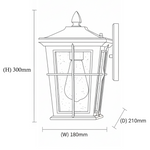 Vencha Eden Exterior Wall Light - Dubbo Lighting Centre