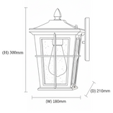Vencha Eden Exterior Wall Light - Dubbo Lighting Centre