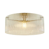 Vencha Medici Round Ribbed Glass CTC Light | Gold - Dubbo Lighting Centre