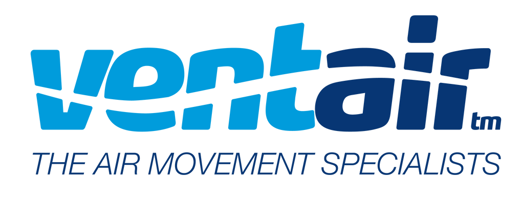 ventair logo, the air movement specialists