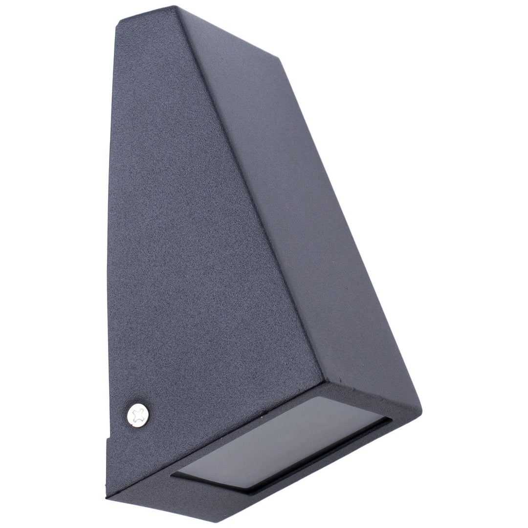 Wedge IP44 Exterior Wall Light, Black