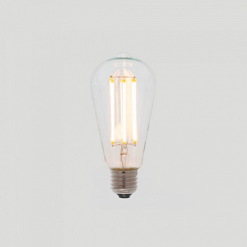 ST64 LED Filament Light Bulb, E27, 6W, 2200K