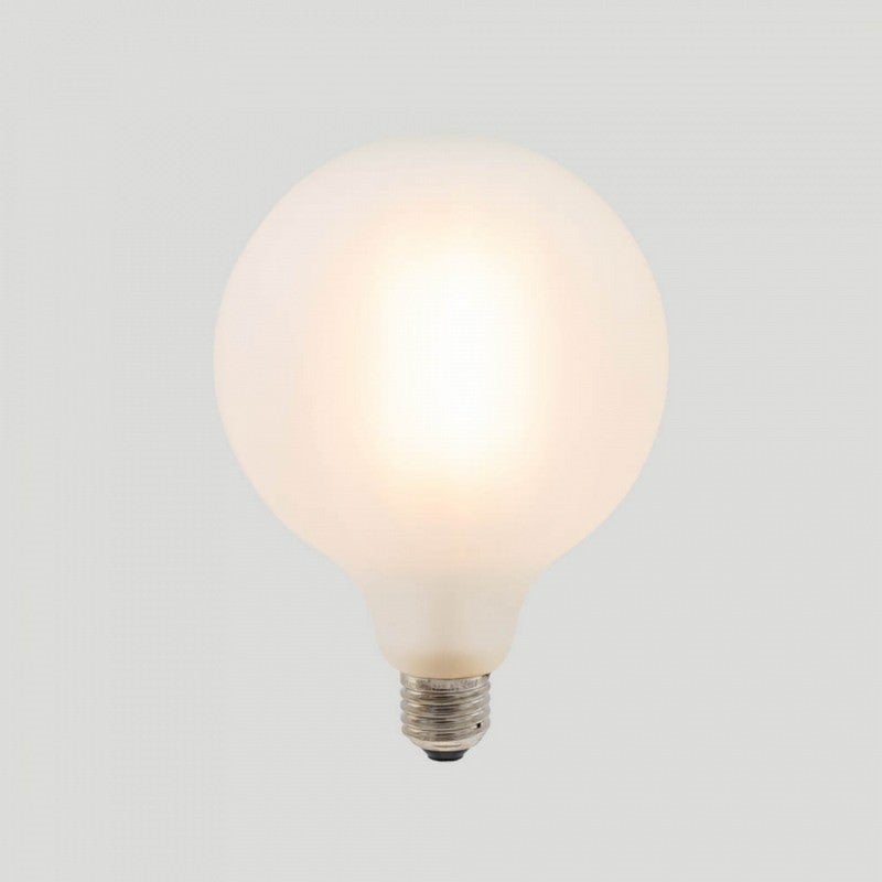 Zaffero G125 LED Filament Globe, E27, Porcelain Frosted