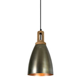Lewis Iron Pendant Light, Zinc