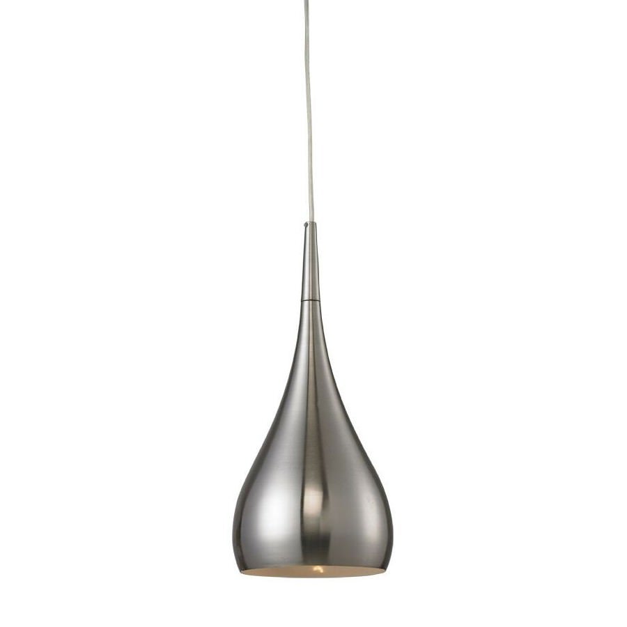 Zara Metal Pendant Light, Small, Silver