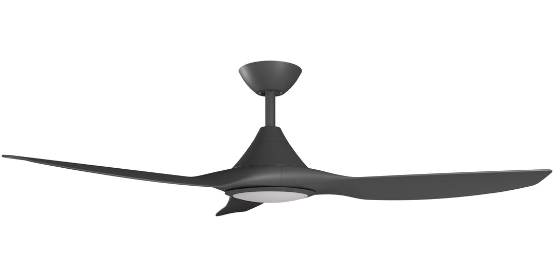 CloudFan 52" (1300mm) ABS DC Ceiling Fan with 20W CCT LED Light and Remote
