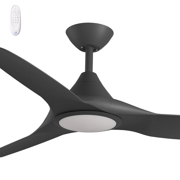 CloudFan 52" (1300mm) ABS DC Ceiling Fan with 20W CCT LED Light and Remote