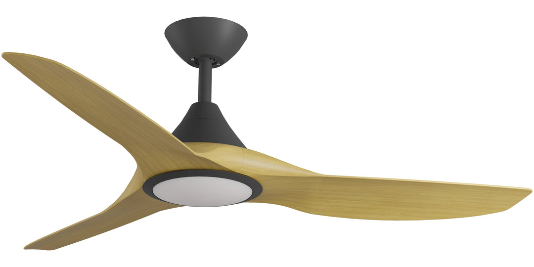 CloudFan 52" (1300mm) ABS DC Ceiling Fan with 20W CCT LED Light and Remote