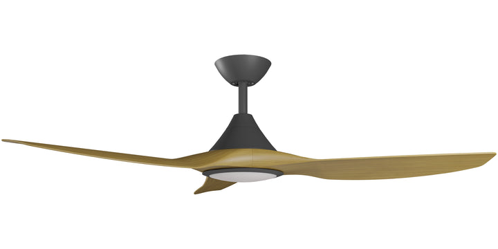CloudFan 52" (1300mm) ABS DC Ceiling Fan with 20W CCT LED Light and Remote