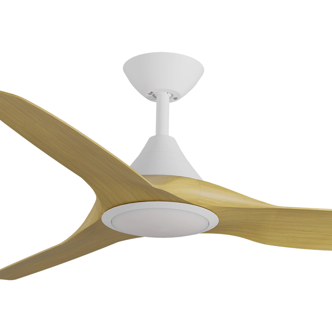 CloudFan 52" (1300mm) ABS DC Ceiling Fan with 20W CCT LED Light and Remote