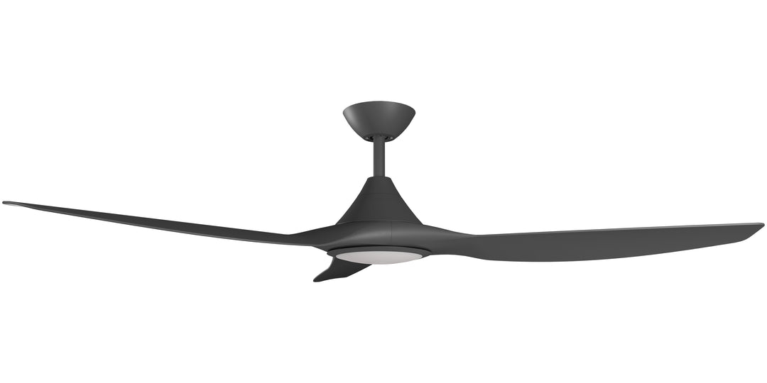 CloudFan 60" (1520mm) ABS DC Ceiling Fan with 20W CCT LED Light and Remote