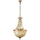 Empire Brass & Glass Pendant Light, Medium