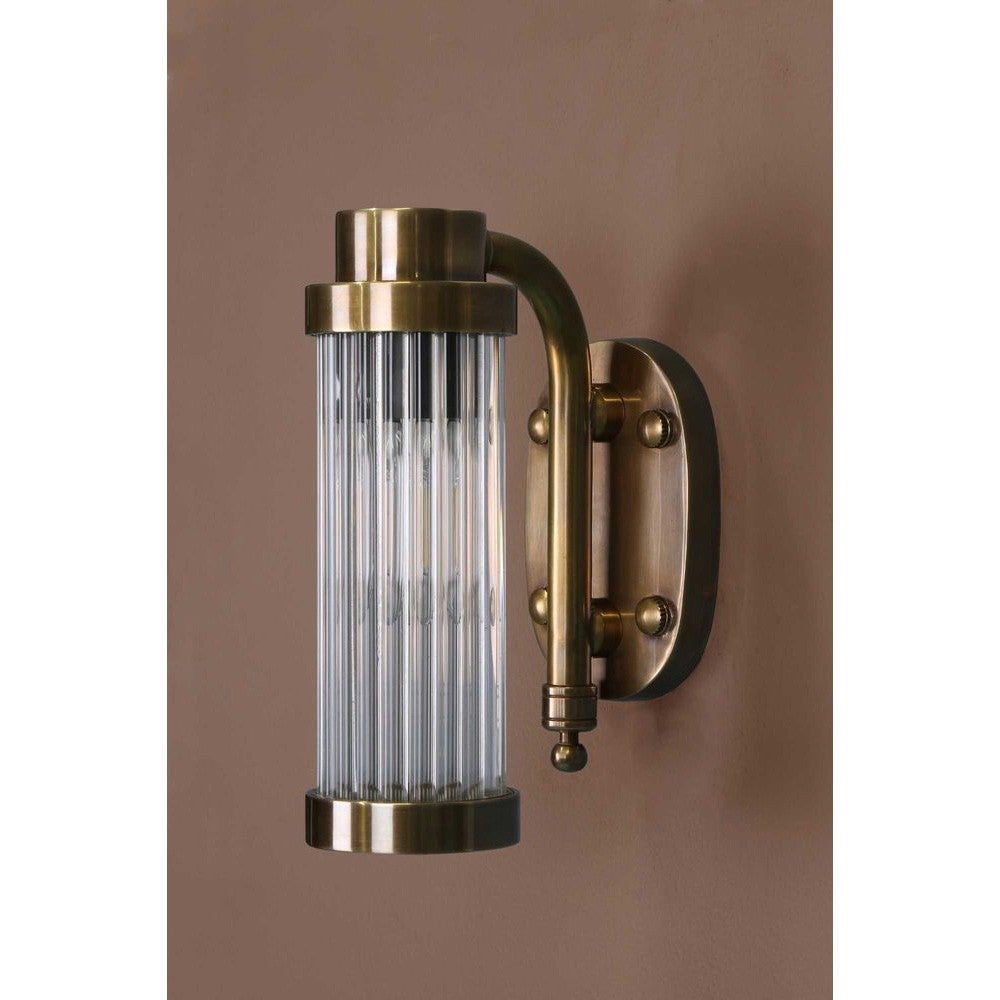 Dixon Brass Wall Light, Antique Brass