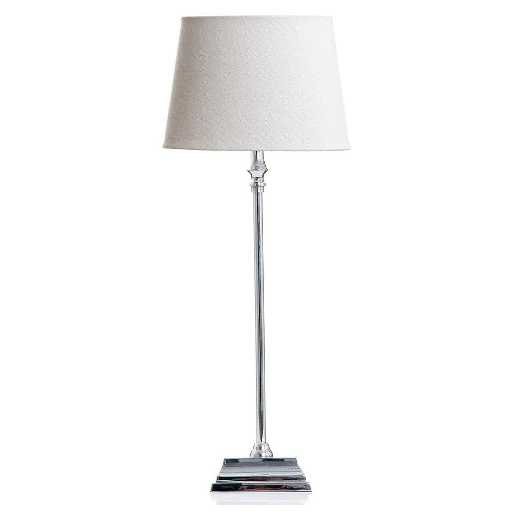 Collin Table Lamp, Shiny Nickle