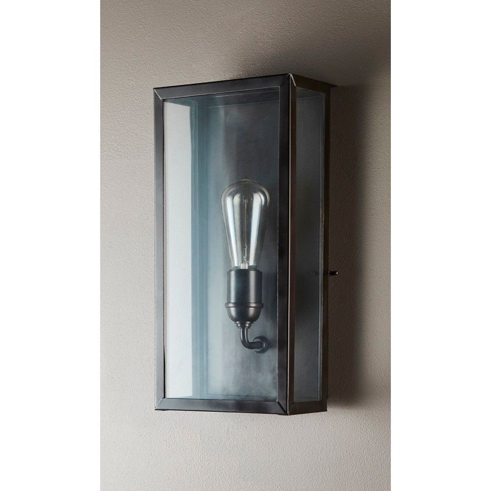 Goodman Metal & Glass Wall Light, Large, Black