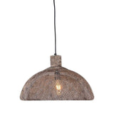 Valentino Metal Mesh Pendant Light, Large, Rust
