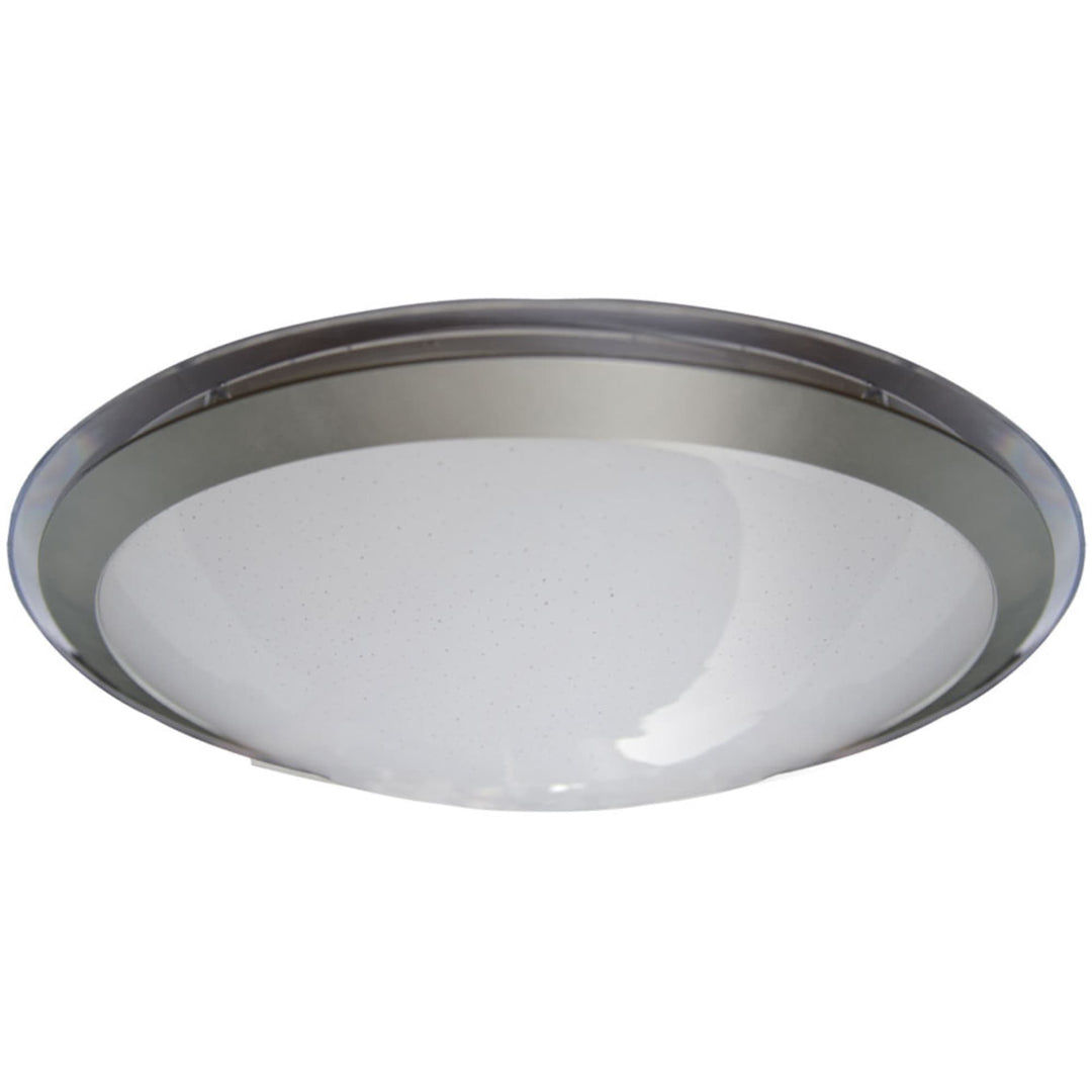 Telbix Astrid Smart Tricolour LED Oyster Light | Silver
