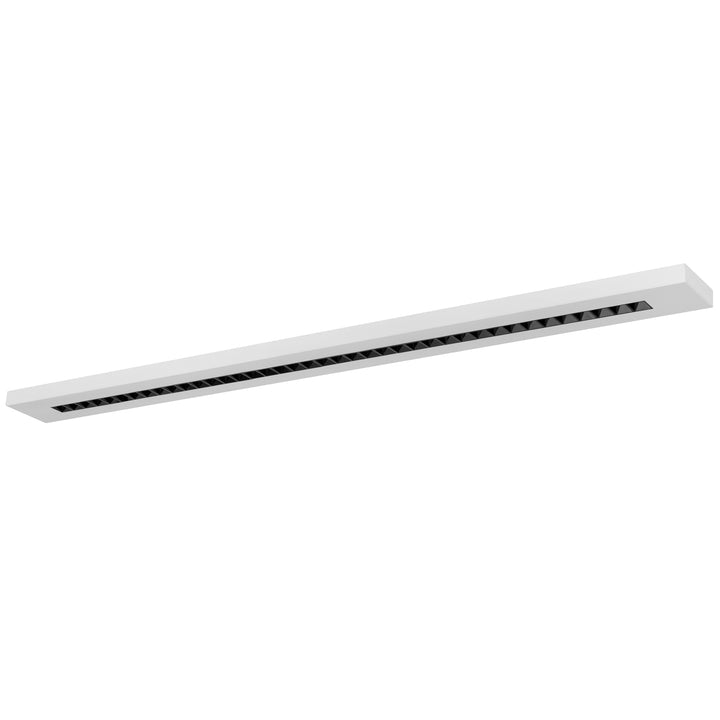 Telbix Optika Minimalist Slimline Low-Glare 3CCT LED Batten Light | White