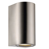Nordlux Canto Maxi 2 Up/Down Wall Light | Stainless Steel